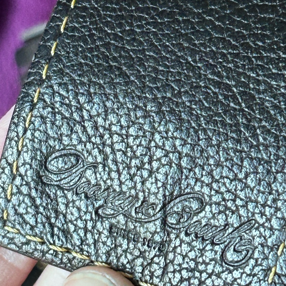 Orchid Dooney & Bourke “Sophie” hobo bag in pebble leather. - Picture 12 of 13